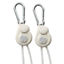 Load image into Gallery viewer, Sun Grip® Push Button Light Hangers 1/8 in - White