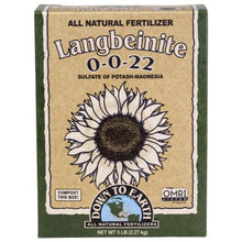 Load image into Gallery viewer, Down To Earth Langbeinite (Sul-Po-Mag)  0 - 0 - 22