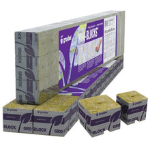 Load image into Gallery viewer, Grodan 2 in Starter Mini-Blocks MM50/40 2 in x 2 in x 2 in (2 Strips of 12 or 24 ct)