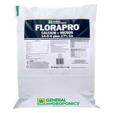 Load image into Gallery viewer, GH FloraPro Calcium + Micros Soluble 25 lb bag (80/Plt)