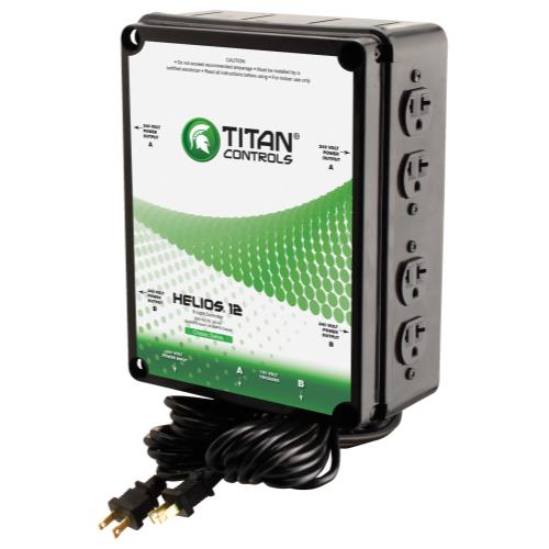 Titan Controls® Helios® 12 - 8 Light 240V Controller with Dual Trigger Cords