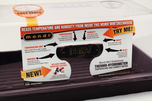 Mondi Greenhouse Thermo-Hygrometer