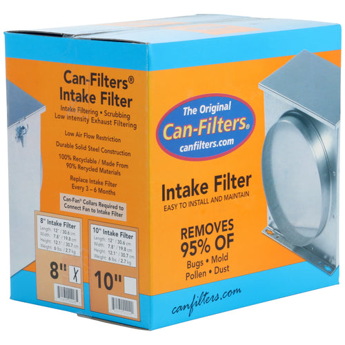 Can-Fan Intake Filter 8 in