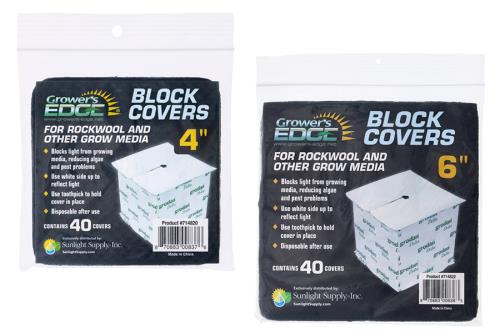 Grower's Edge Block Covers 6 in 40/Pack