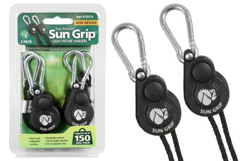 Sun Grip Push Button Light Hanger 1/8 in - 1/Pair (12/Cs)