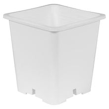 Load image into Gallery viewer, Gro Pro Premium 9in White Square Pot 9 in x 9 in 10.5 in (100/Cs)
