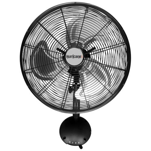 Hurricane® Pro High Velocity Oscillating Metal Wall Mount Fan 16 in