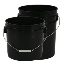 Load image into Gallery viewer, Gro Pro Black Plastic Bucket 5 Gallon
